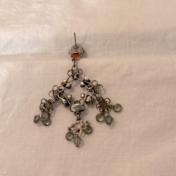 Sorrelli Chandelier Earrings with Multicolored Swarovski Crystals - Picture 2 of 3